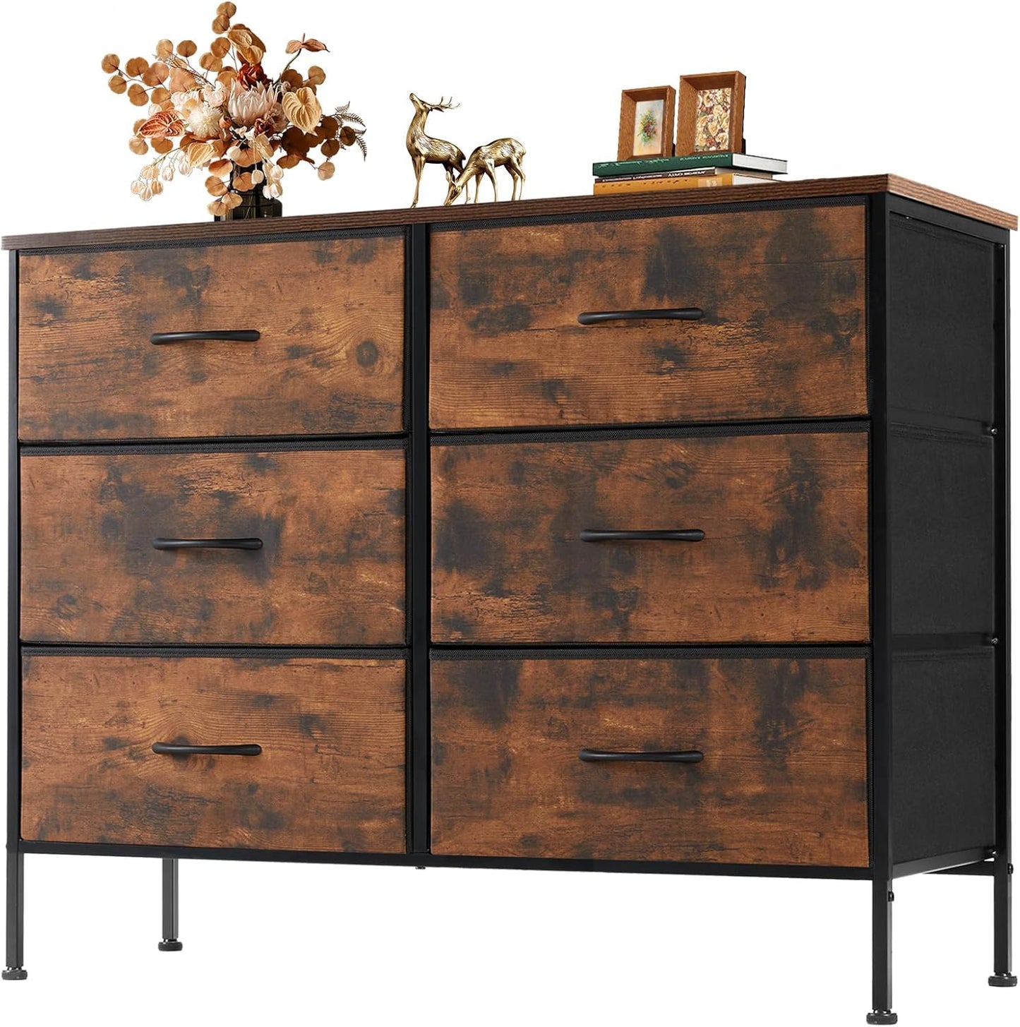 OLIXIS 6 Drawers Storage Organizers for Clothes and More