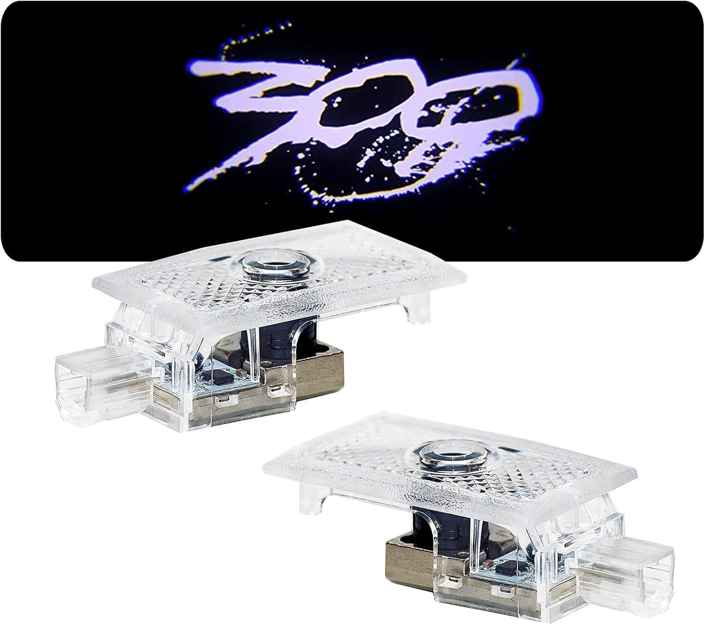 Never Fade Car LED Door Logo Projector Light for 300 Series