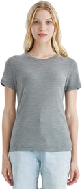 Chic Odor Resistant Merino Wool T-Shirts for Women