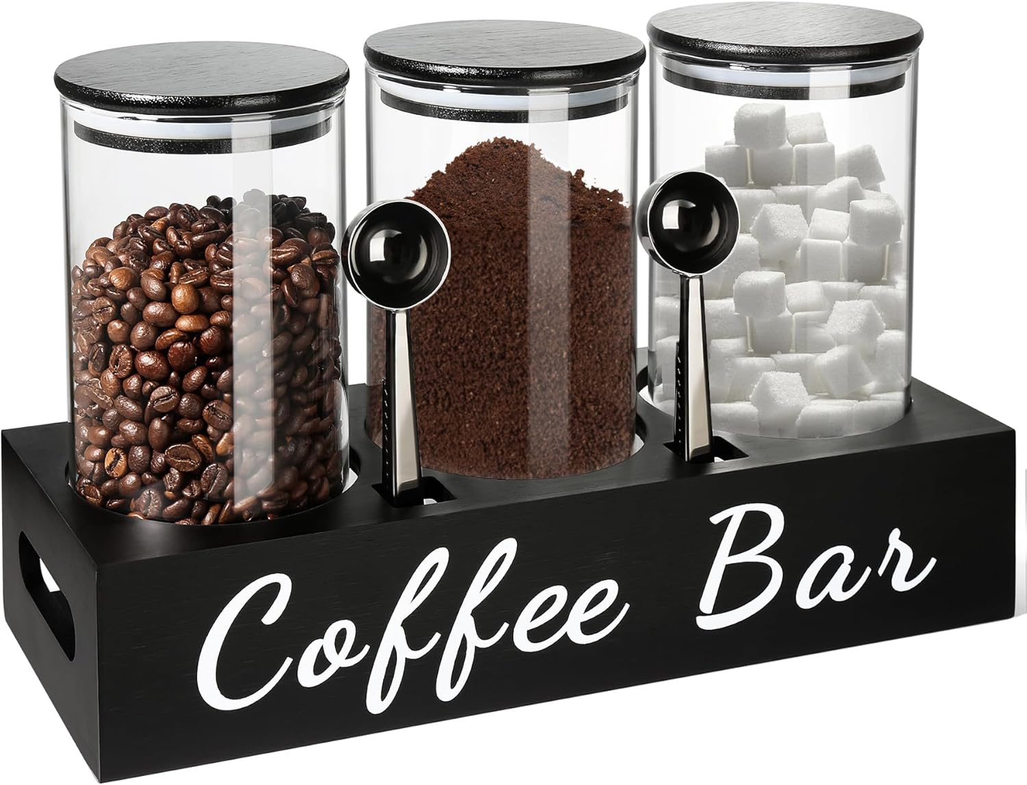GMISUN Coffee Tea Sugar Container Set for Stylish Storage