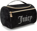 Juicy Couture Black Makeup Bag Organizer for Travel Essentials
