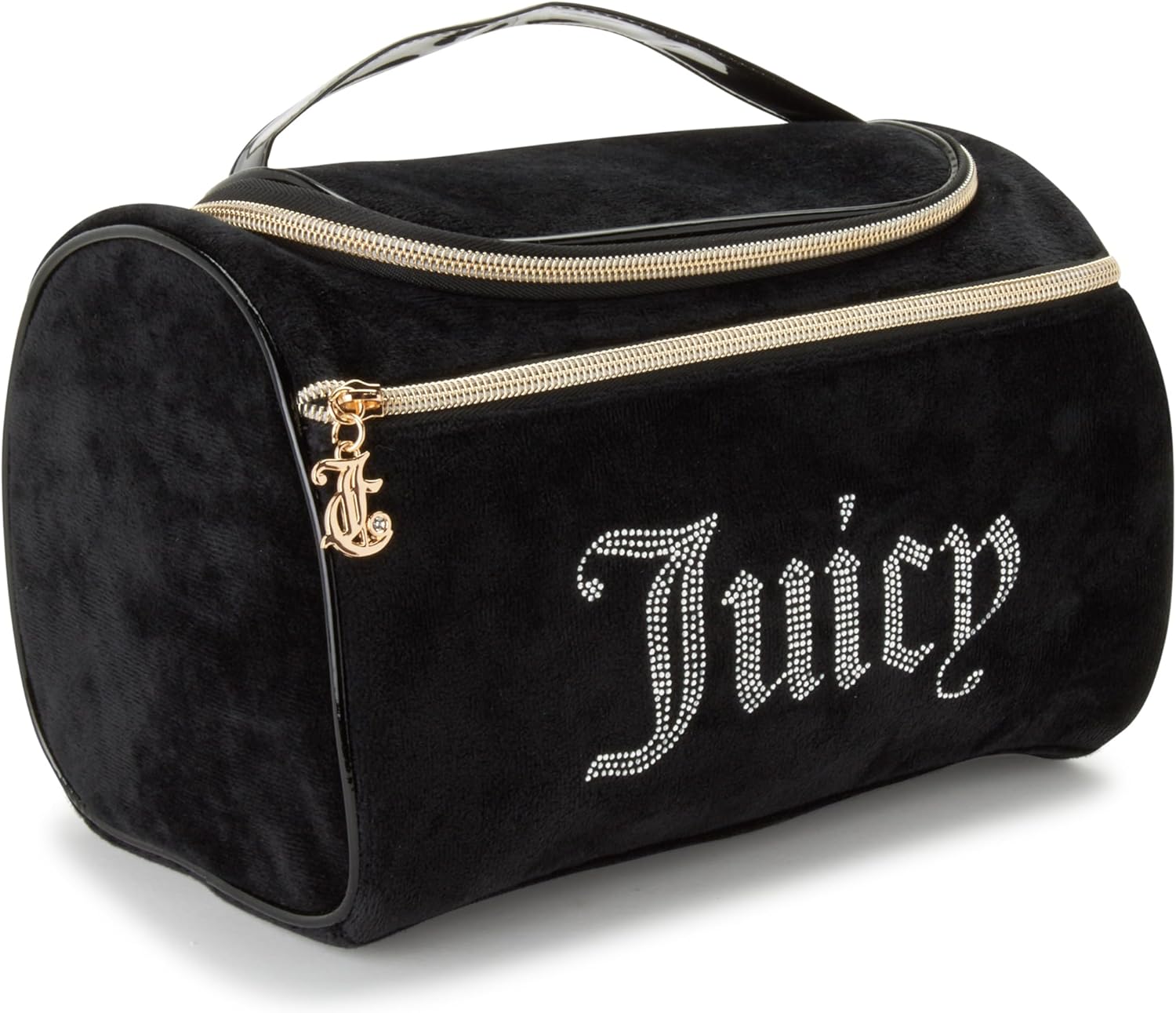 Juicy Couture Black Makeup Bag Organizer for Travel Essentials