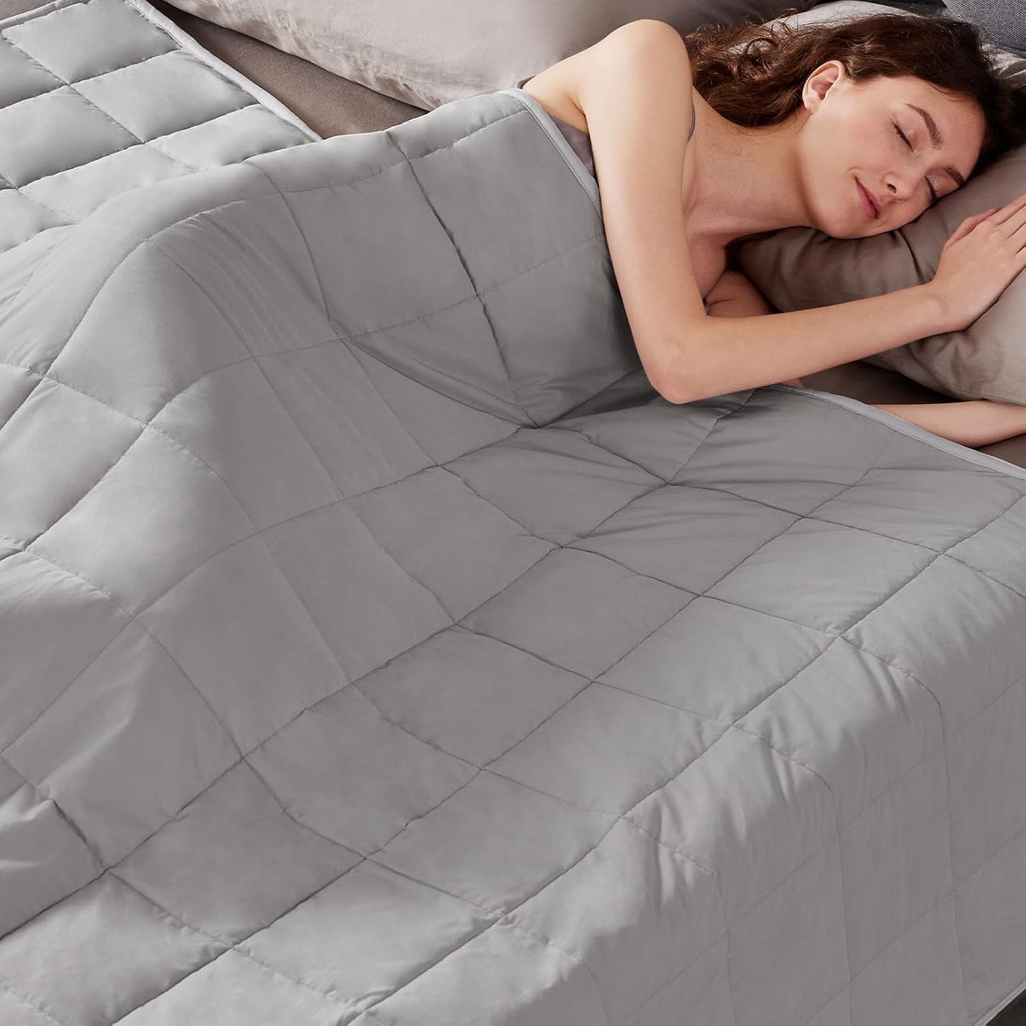 Ultra Soft Cooling Weighted Blanket Queen Size for Adults