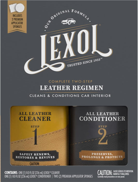 Lexol  Leather Cleaner & Conditioner Kit - Multi-Use Power!