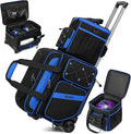 3 Ball Bowling Bag with Wheels and Add-On Bag - Versatile Roller
