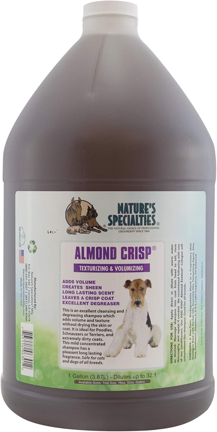 Nature's Specialties Almond Crisp Ultra Concentrated Dog Shampoo