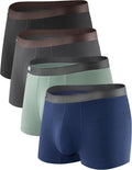 Mens Bamboo Trunks Underwear for Men - Soft Breathable Rayon Trunks