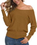 Stylish Off Shoulder Women's Sweater by Feiersi for Everyday Comfort