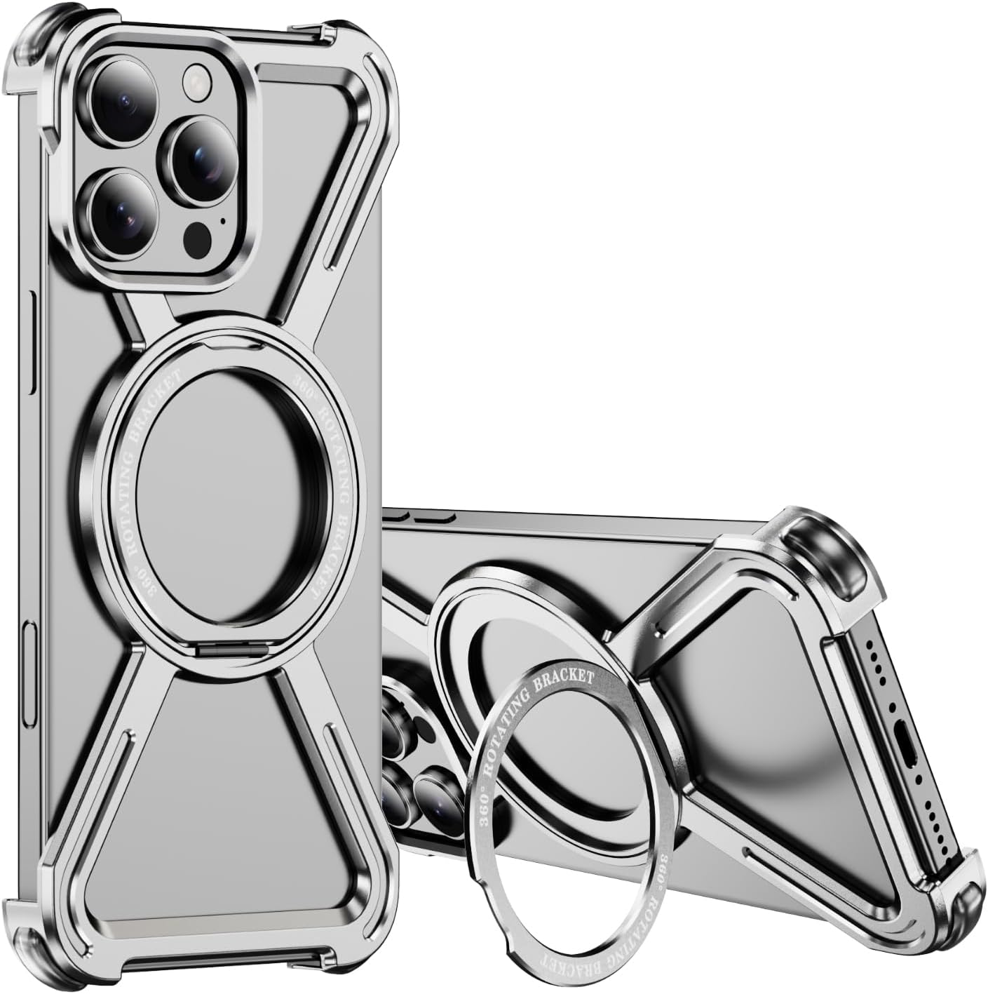 Skeleton Case for iPhone 14 Pro Max with Military-Grade Protection
