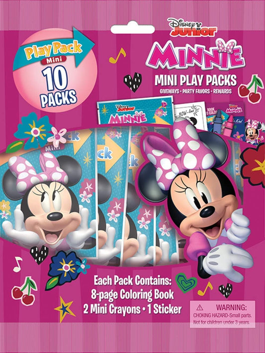Minnie Mouse Party Pack | 10-Pack | Fun Coloring & Stickers