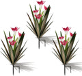 Metal Agave Plant Outdoor Garden Decoration - 16in Rust Style Lily