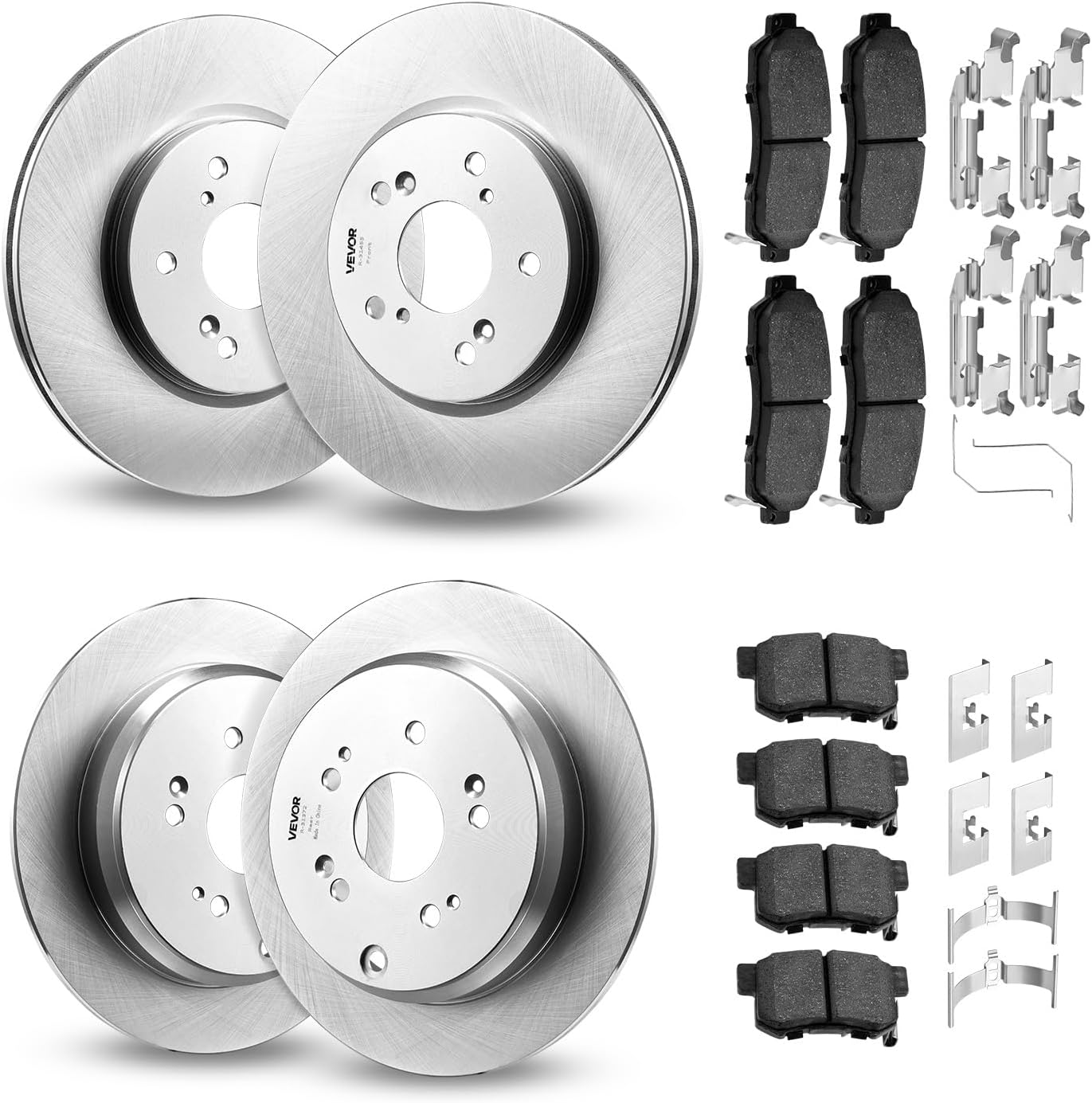 VEVOR Front & Rear Brake Kit for 2012-2016 Honda CR-V AWD