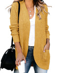 Saodimallsu Womens Loose Open Front Cardigan - Lightweight Everyday