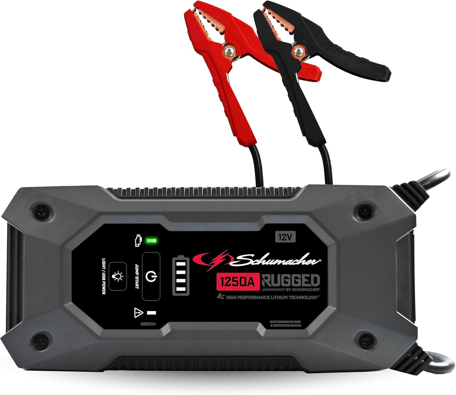 Schumacher Electric 1250A Rugged Lithium Jump Starter and Power Pack
