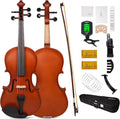 PHOENIX Violin 4/4 Full Size Kit (826 Matte) - Beginner Complete Set