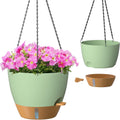 12 in Hanging Planters 2 Pack - Self Watering Hanging Plant Pots
