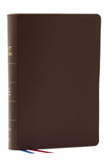 NET Bible Full Notes Edition in Brown Genuine Leather Comfort Print