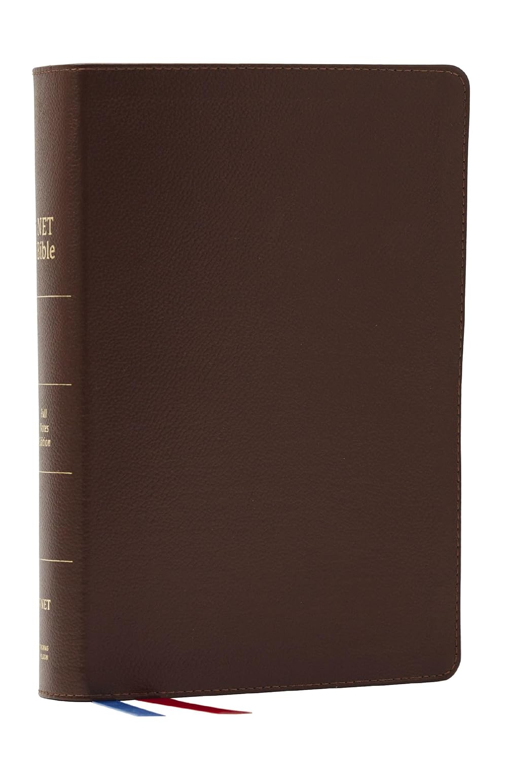 NET Bible Full Notes Edition in Brown Genuine Leather Comfort Print