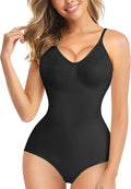 Womens' Waist Trainer Seamless Round Neck Tummy Control Bodysuit