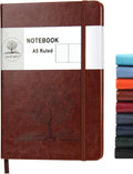 A5 Journal Notebook Ruled Hardcover - Thick 100gsm Pages