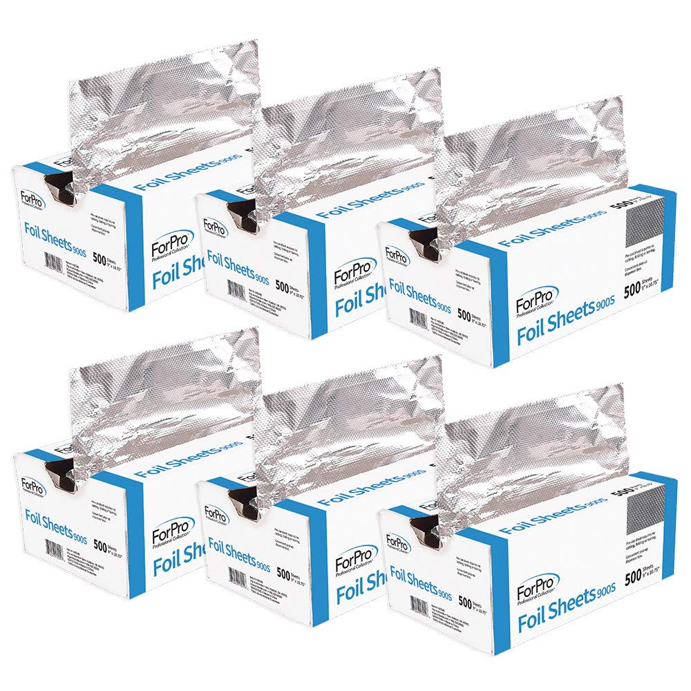 Professional Embossed Foil Sheets for Hair Color Application
