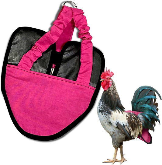 XL Pink Chicken Diaper - Comfy US-Made Must-Have with Sewn Liner
