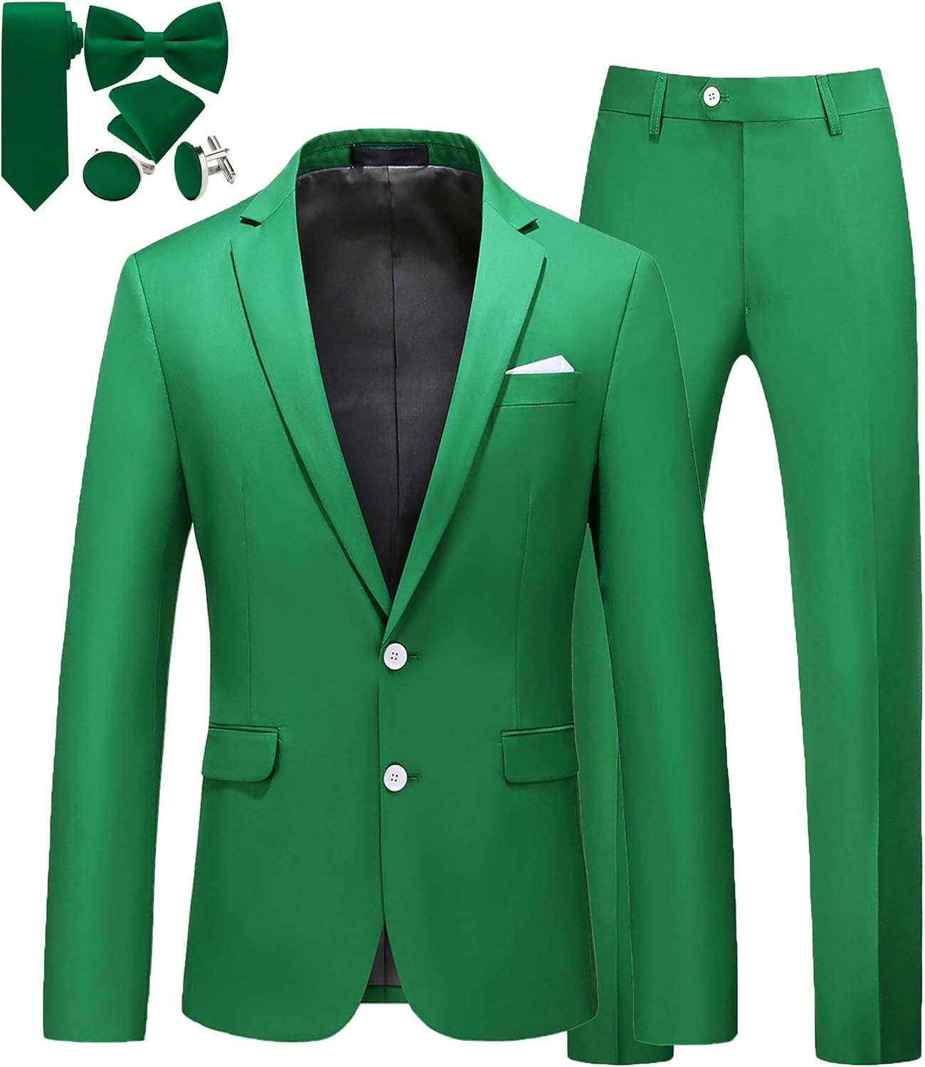 MOGU Mens Slim Fit Tuxedo for Weddings, Proms, and Business