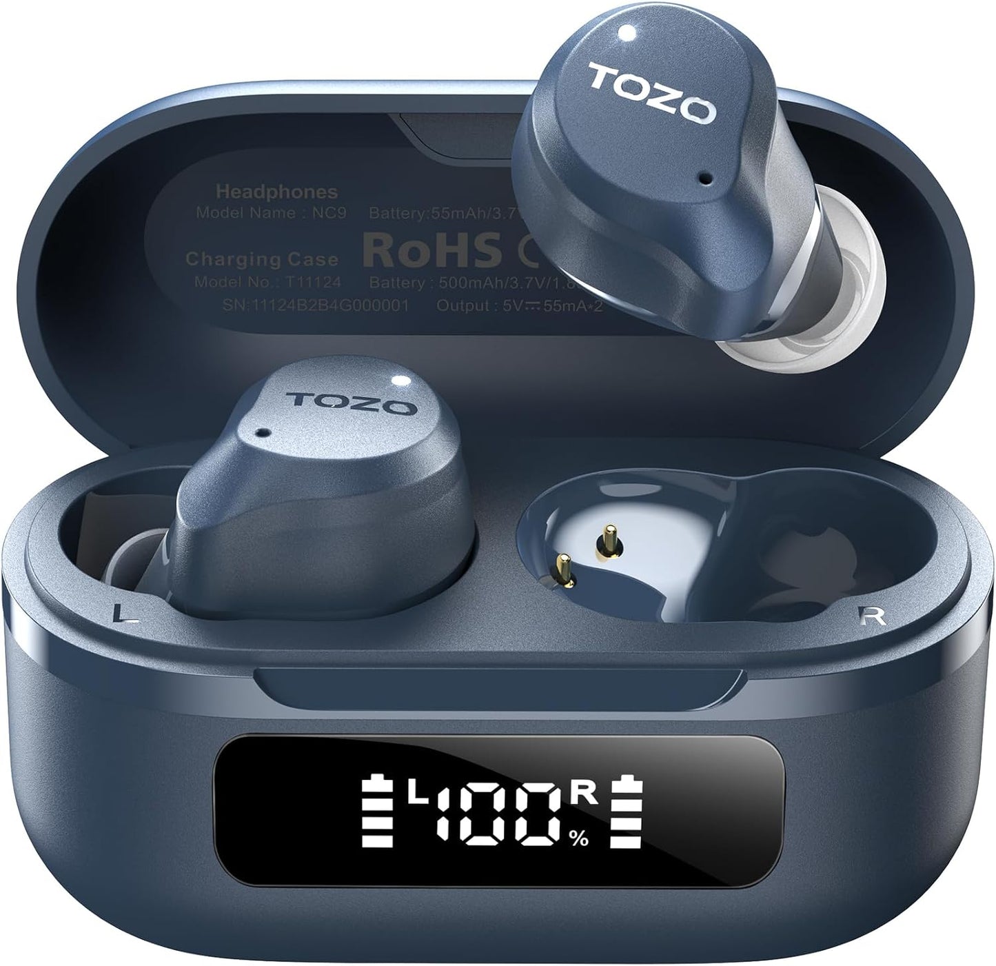 TOZO Wireless Earbuds: Clear Calls, IPX8 Waterproof