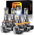OXILAM M5S H11 9005 LED Bulbs Combo - 900% Brighter for Night Driving