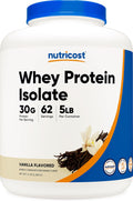 Whey Protein Isolate Vanilla 5 lbs - High Protein, Clean Formula