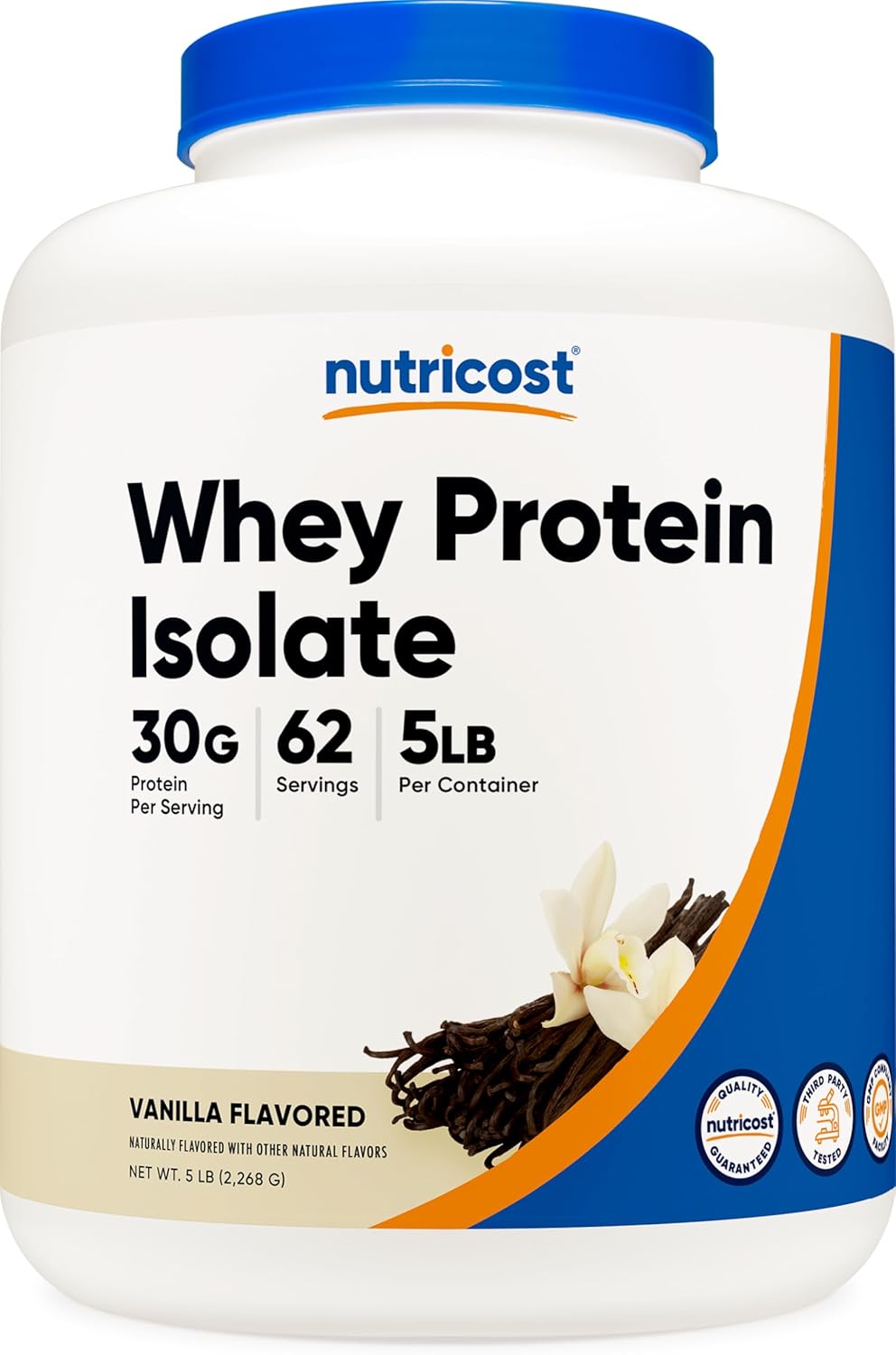 Nutricost Isolate Whey Protein Powder - Delicious Vanilla Flavor