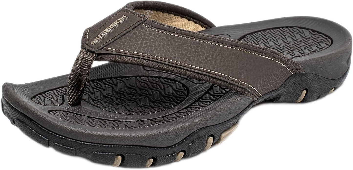KIIU Mens Thong Sandals for Comfort and Durability Outdoors