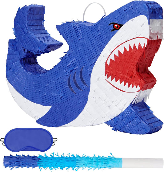 Shark Pinata for Kids Birthday Party - Ocean Theme Fun