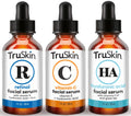 TruSkin Face Serum Trio - Brightening, Hydration & Night Repair