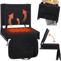 Heated Stadium Seats with Backrest and Cushion for Comfort
