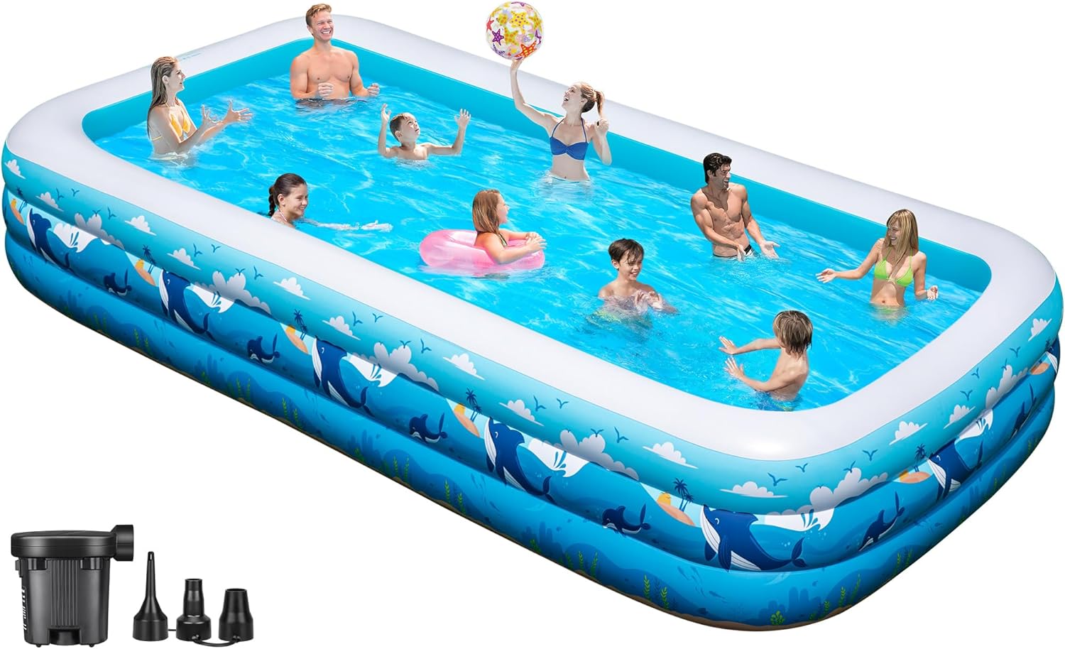 Extra Large Inflatable Pool for Adults - Perfect Summer Fun