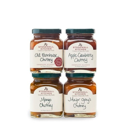 Stonewall Kitchen Chutney Collection - Flavorful 4 pc Set