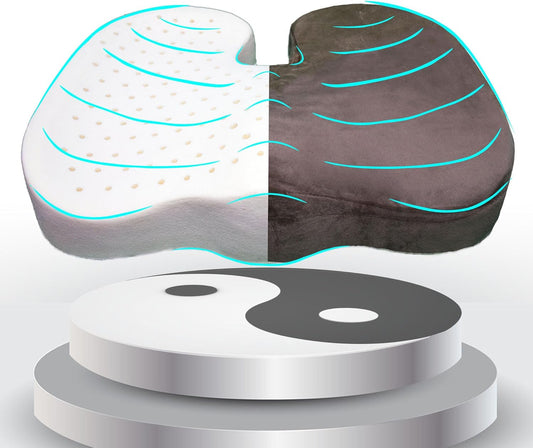 FENGMIAN Natural Latex Zafu - Pressure Relief Cushion