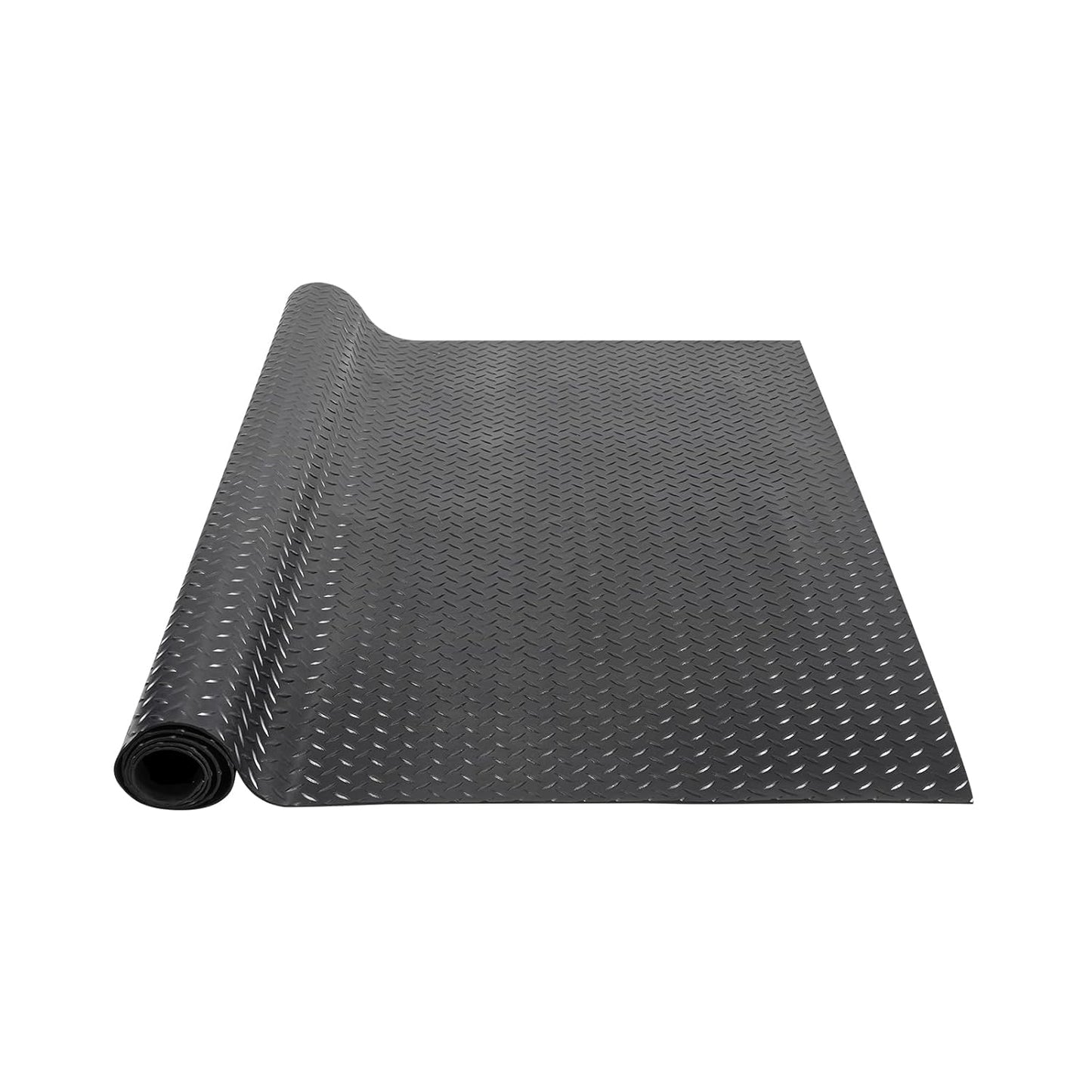 VEVOR Diamond-Plate Rubber Flooring Roll for Garage and Gym