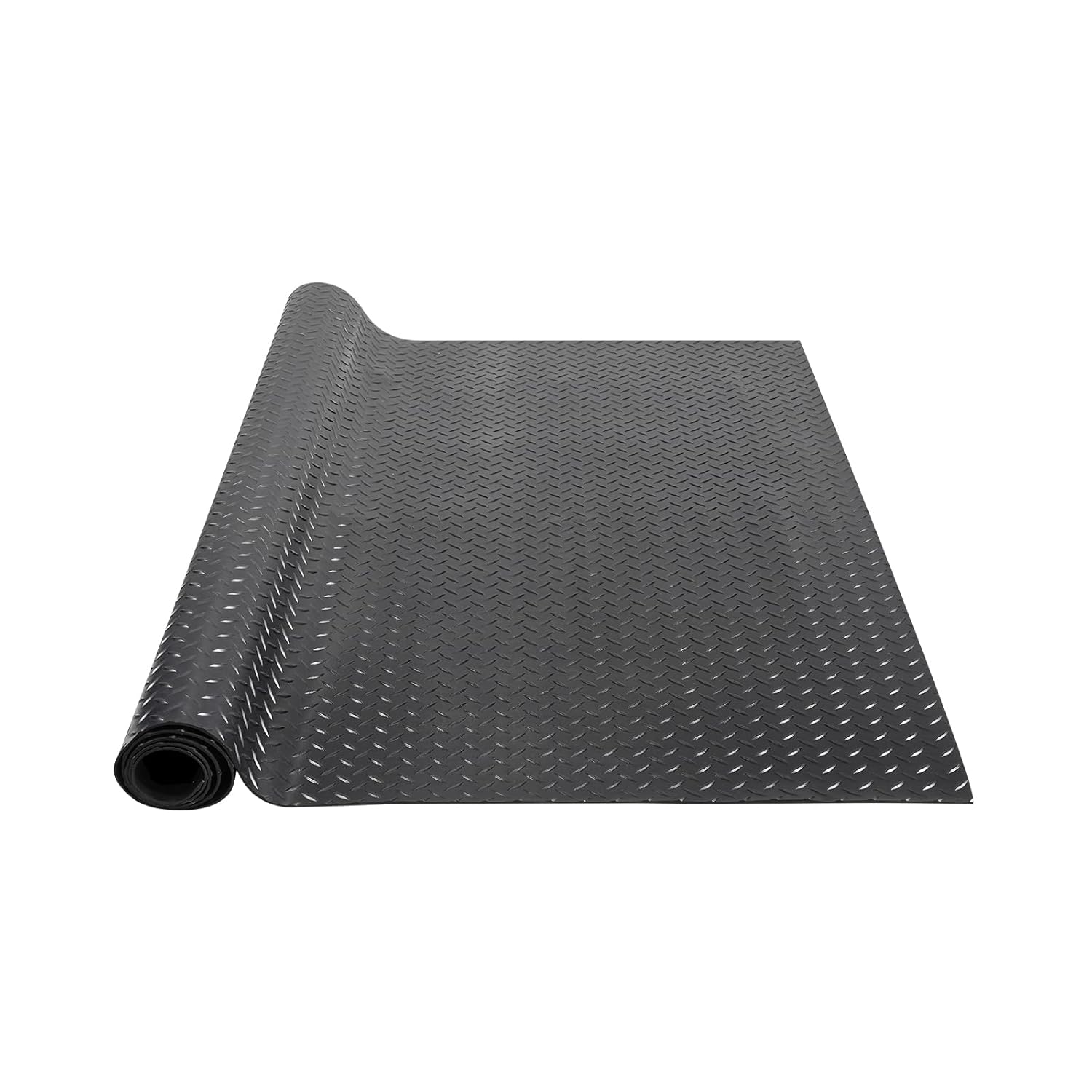 VEVOR Diamond-Plate Rubber Flooring Roll for Garage and Gym