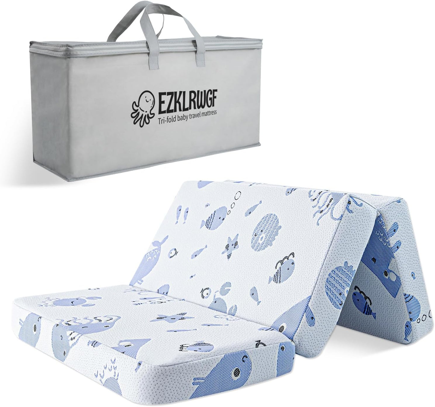 Trifold Pack and Play Mattress for Comfortable Baby Sleep