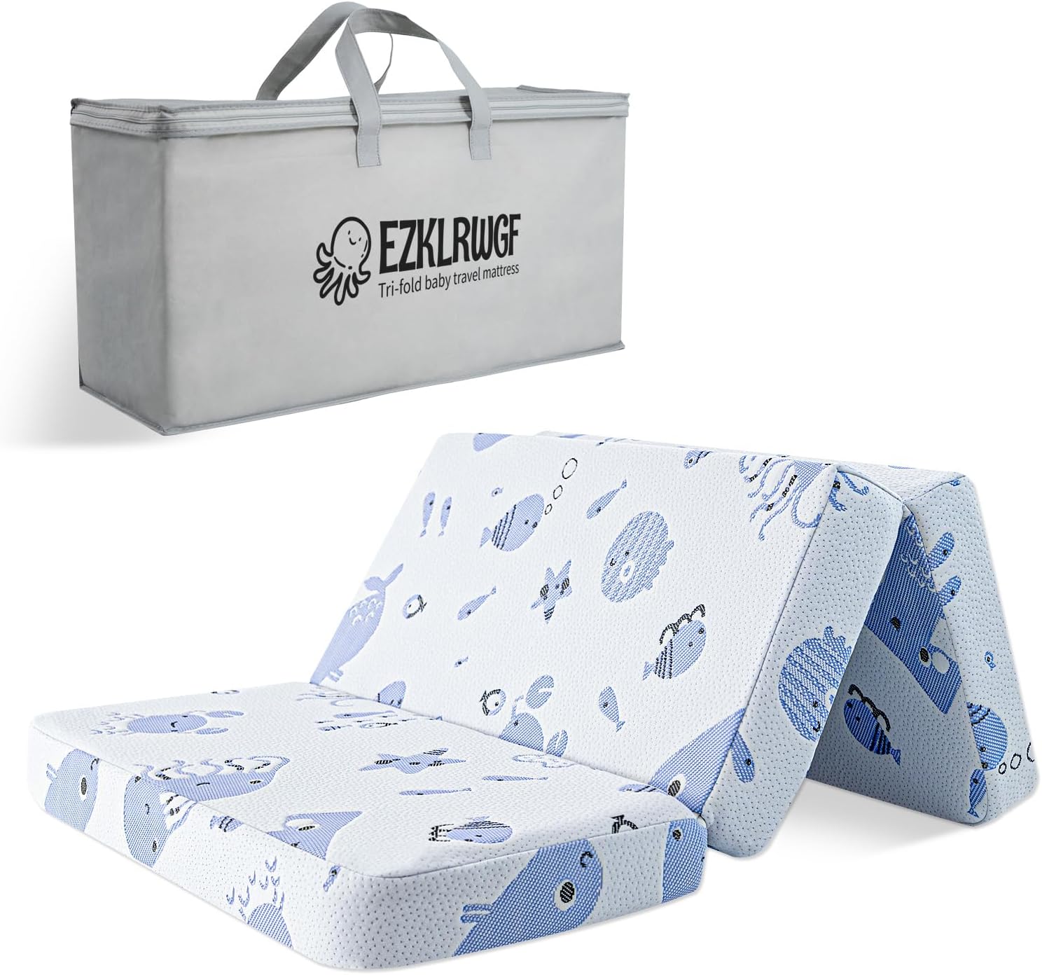 Trifold Pack and Play Mattress for Comfortable Baby Sleep