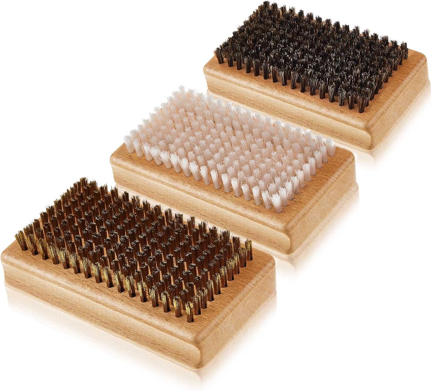 Tessco Ski & Snowboard Wax Brush Trio