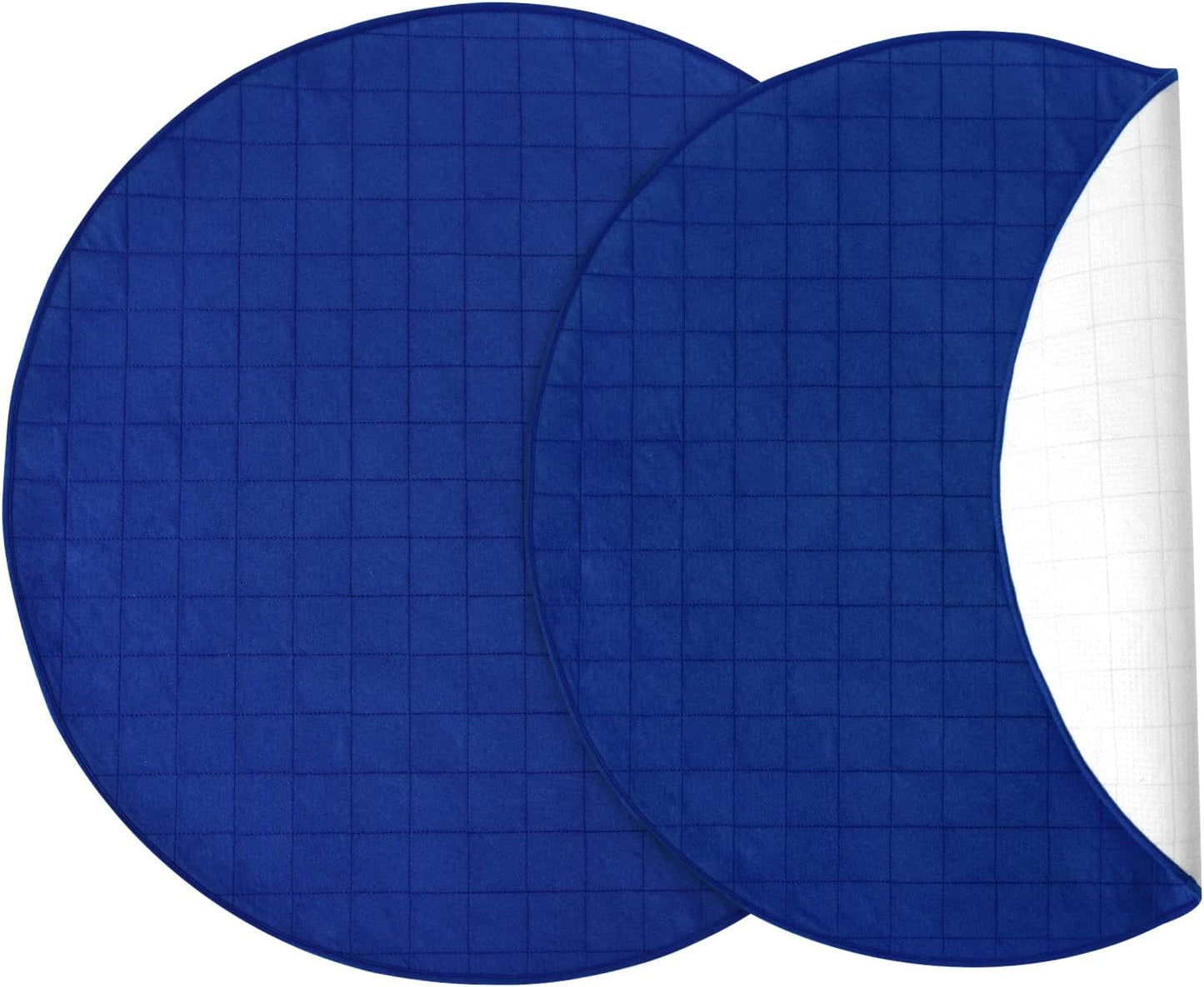 Washable Pee Pads for Dogs - Reusable 48 in Round Whelping Pads