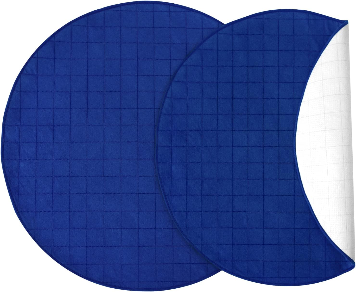 Washable Pee Pads for Dogs - Reusable 48 in Round Whelping Pads