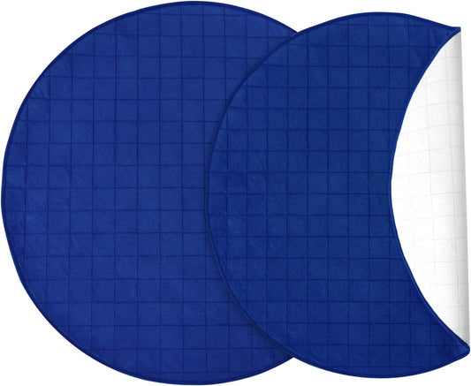 Washable Pee Pads for Dogs - Reusable 48 in Round Whelping Pads
