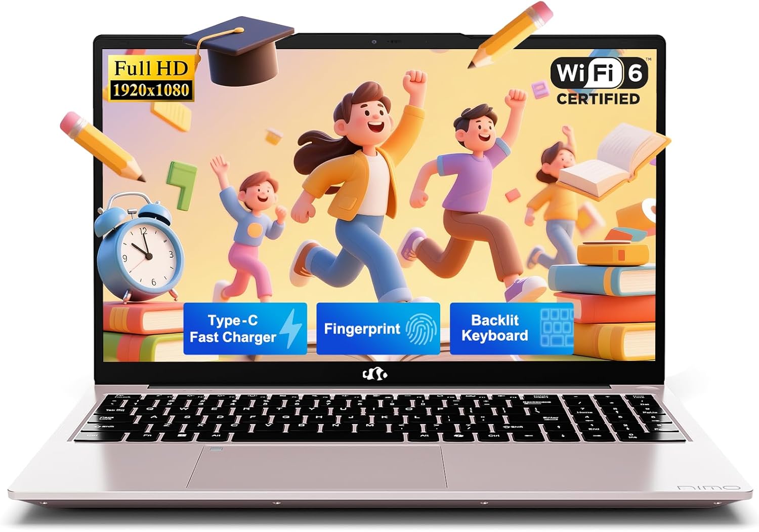 15.6 FHD IPS Student Laptop with 16GB RAM and 1TB SSD