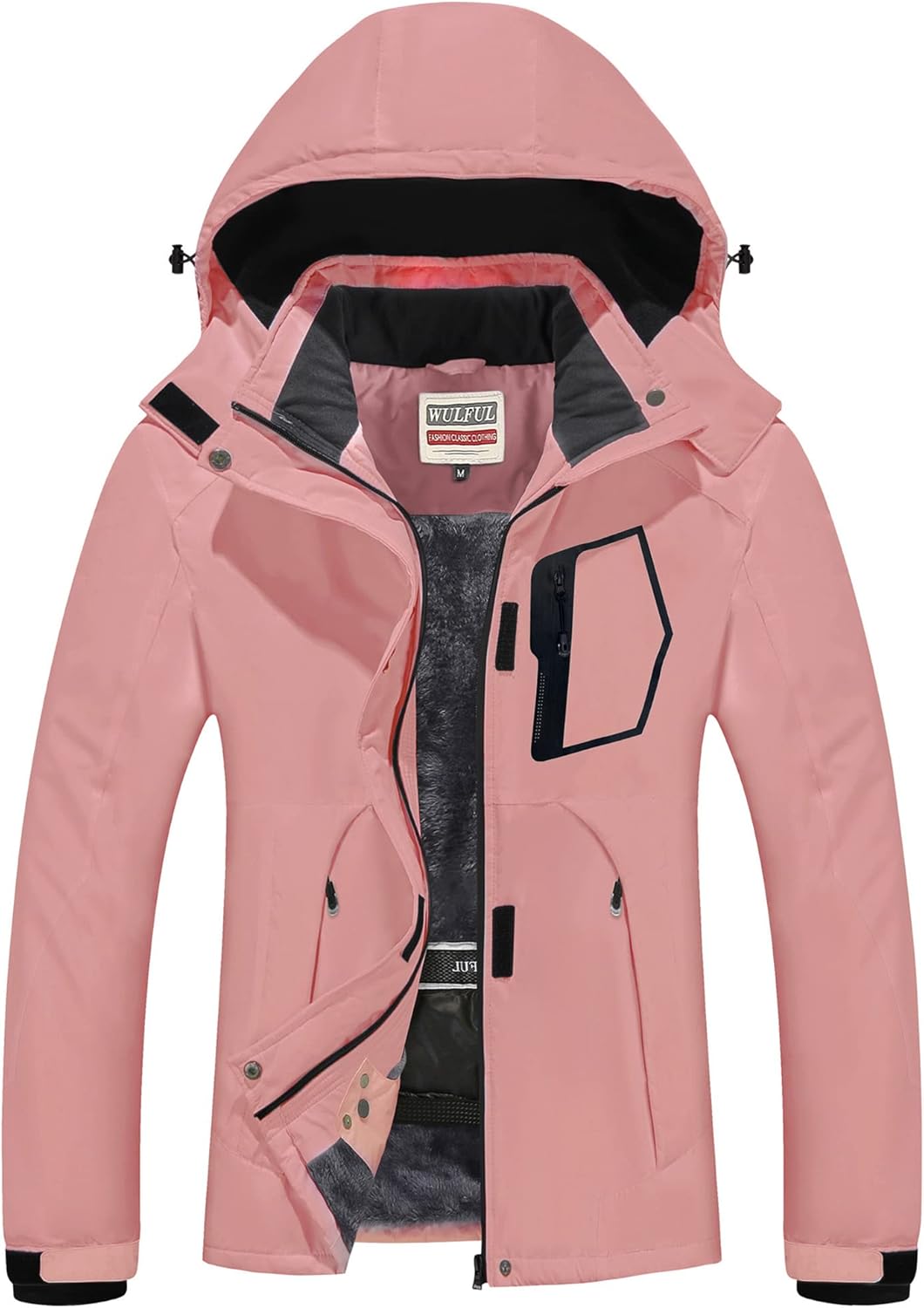 Womens Waterproof Snow Ski Jacket for Winter Sports and Activities
