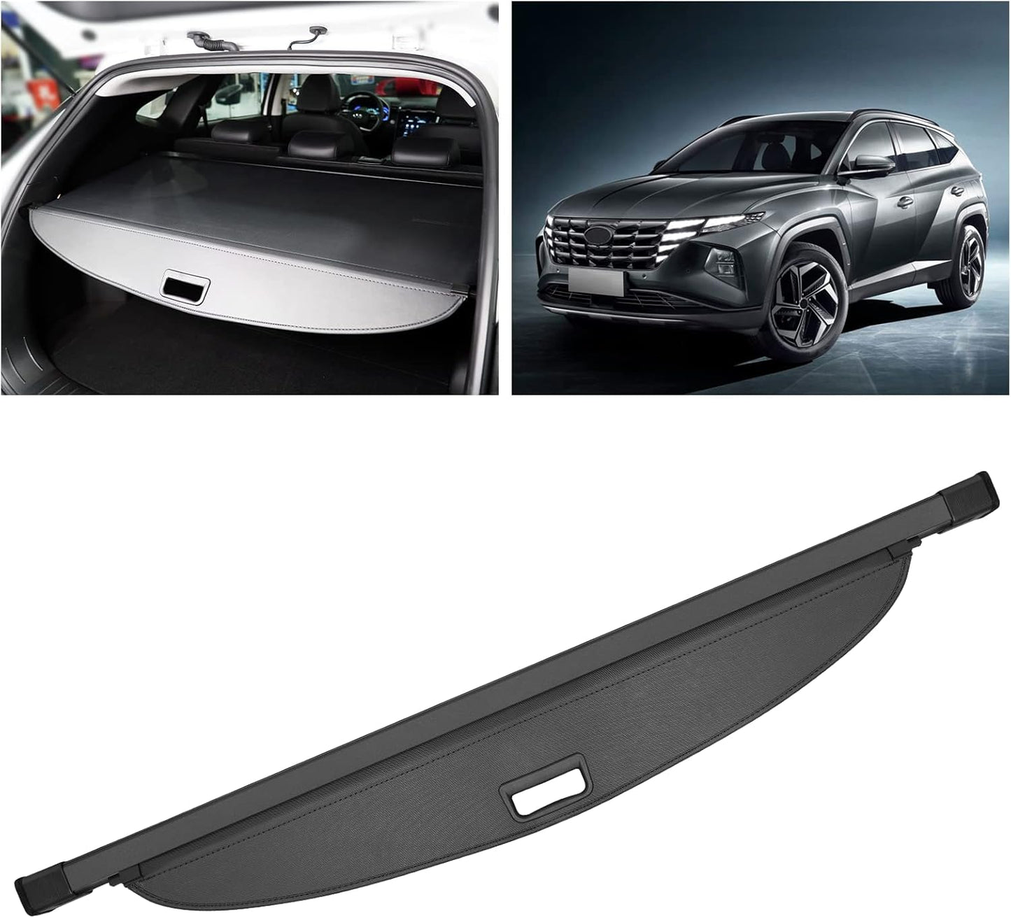 DiffCar Cargo Cover for Hyundai Tucson 2022-2026: Security Shade