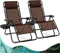 Goplus Zero Gravity Lounge Chairs Set of 2 - 160 Reclining Comfort